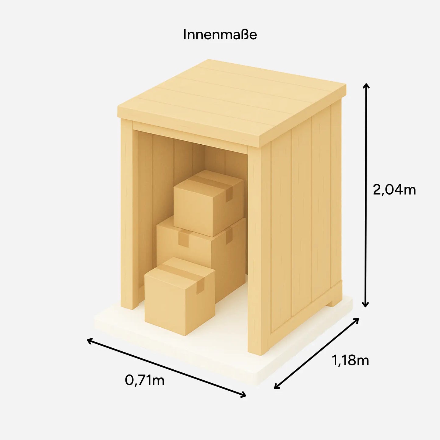 3D Version XXS mit Maßen
