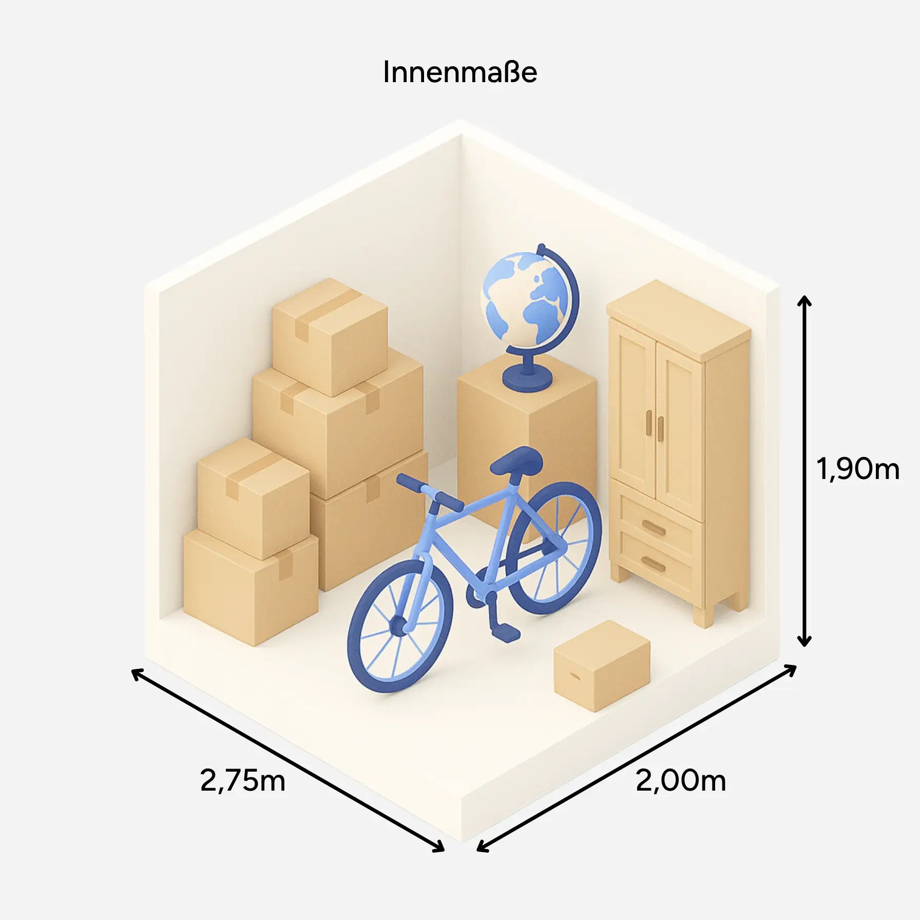 3D Version S mit Maßen